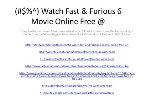 watch fast and furious 6 full movie online free megavideo